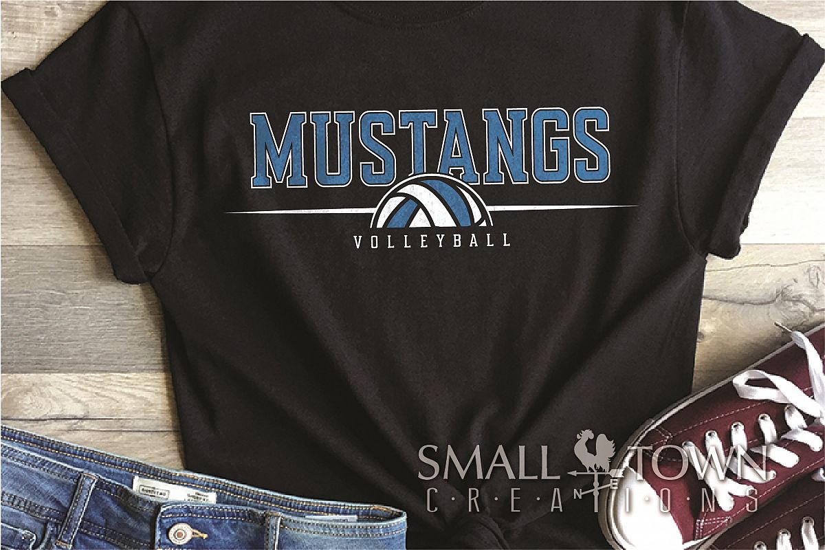 Mustang, Mustang Volleyball, Sport, PRINT, CUT & DESIGN example image 1