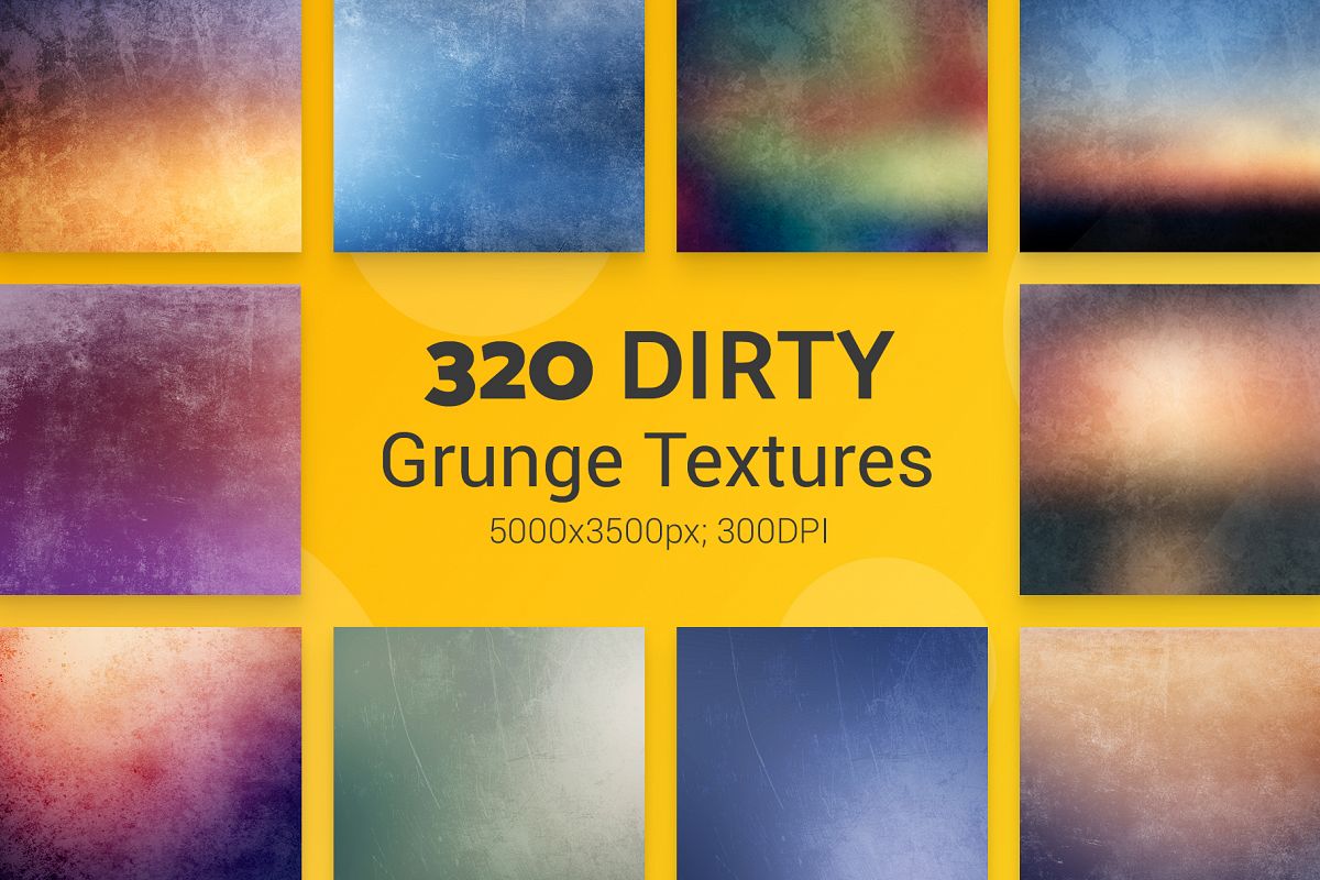 320 Dirty Grunge Textures example image 1