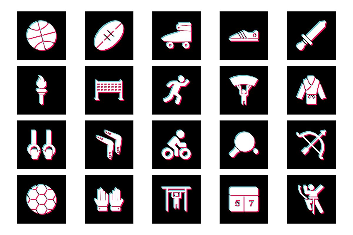 Set Of Sports And Game Icons example image 1