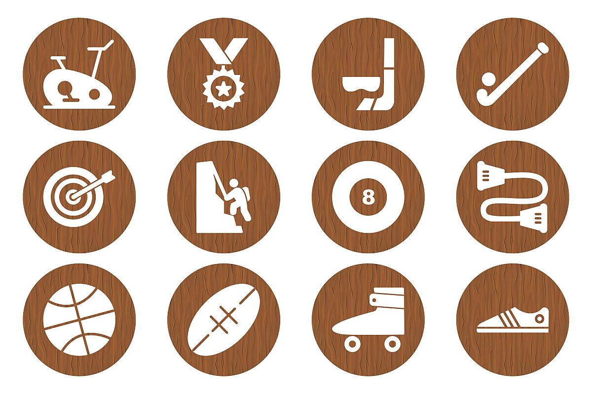 Set Of Sports And Game Icons example image 1