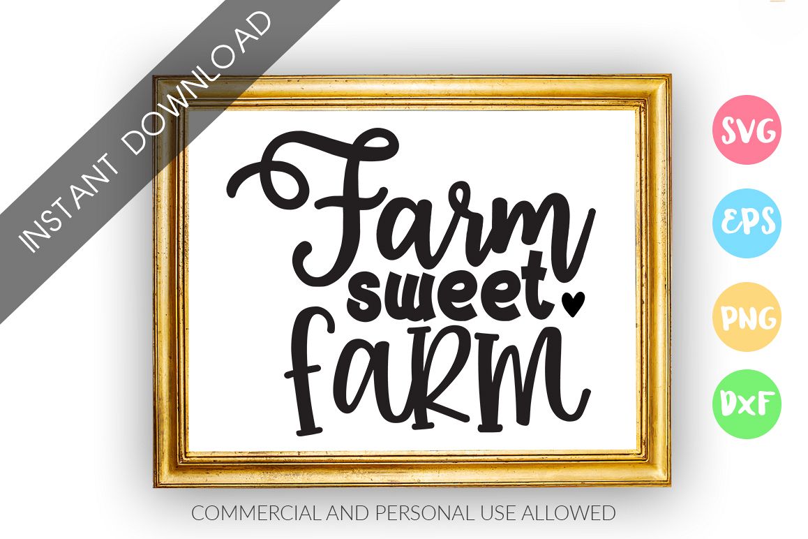 Farm sweet farm SVG Design example image 1