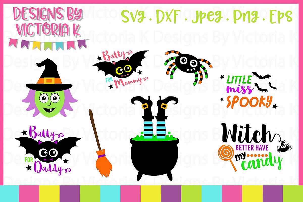 Mini Halloween Bundle SVG Cut Files example image 1
