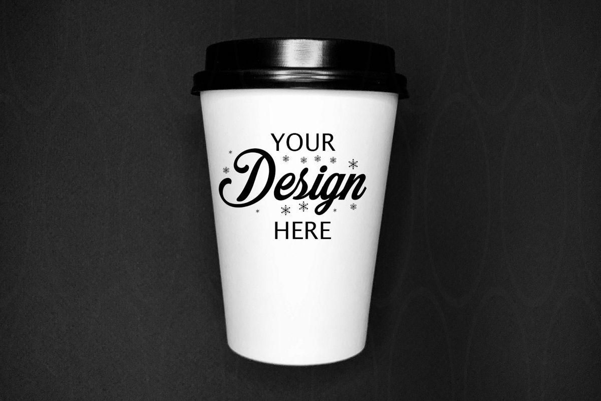 Holidays Styled Photography White coffee glass example image 1