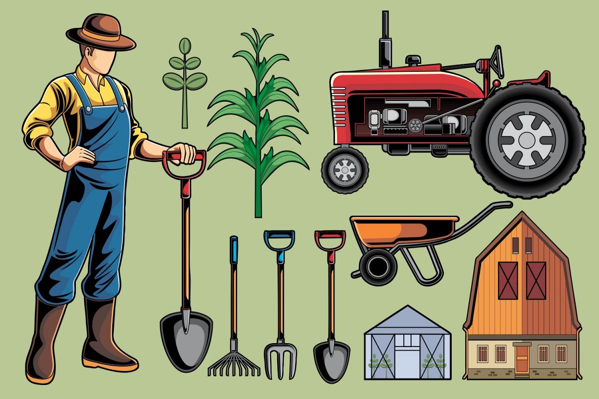 Farmer Vector Pack example image 1