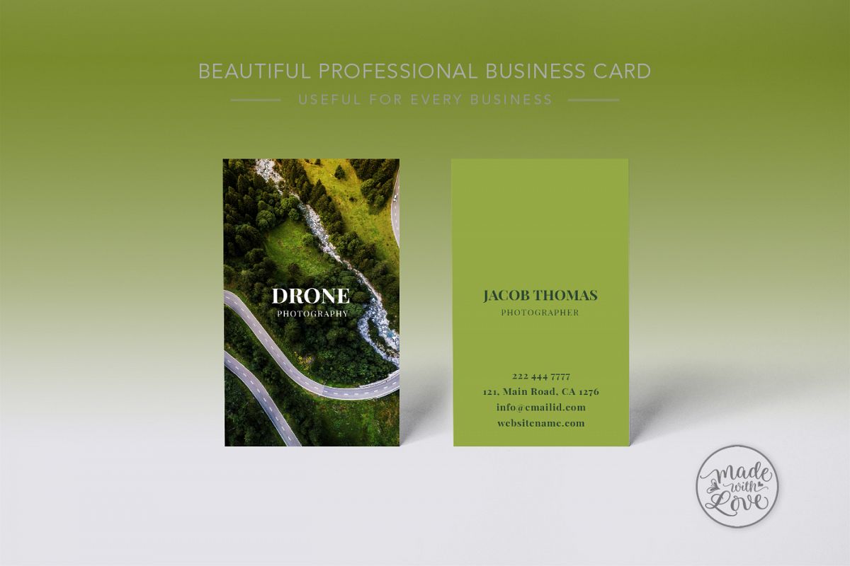 Drone Photography Business Card example image 1
