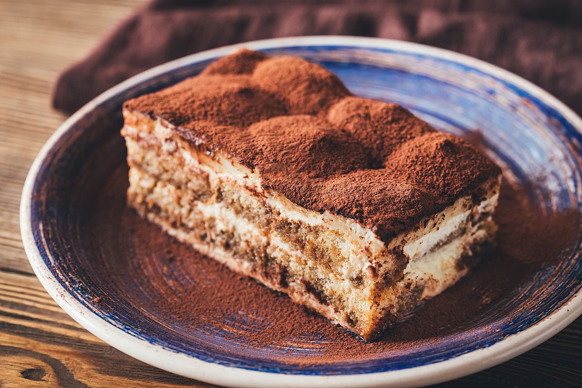 Portion of Tiramisu dessert example image 1
