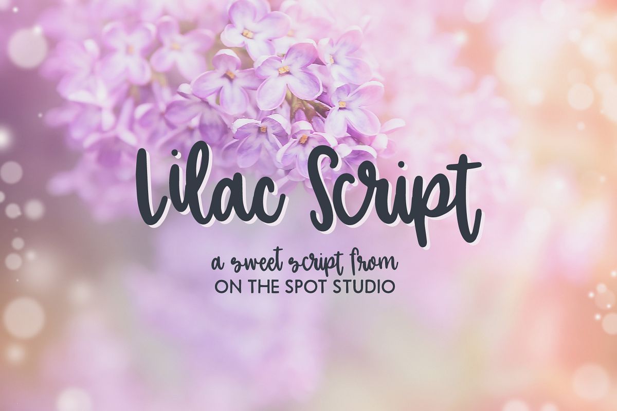 Lilac Script example image 1
