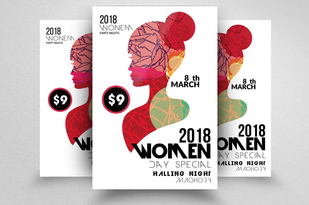 Women Day Flyer Template example image 1