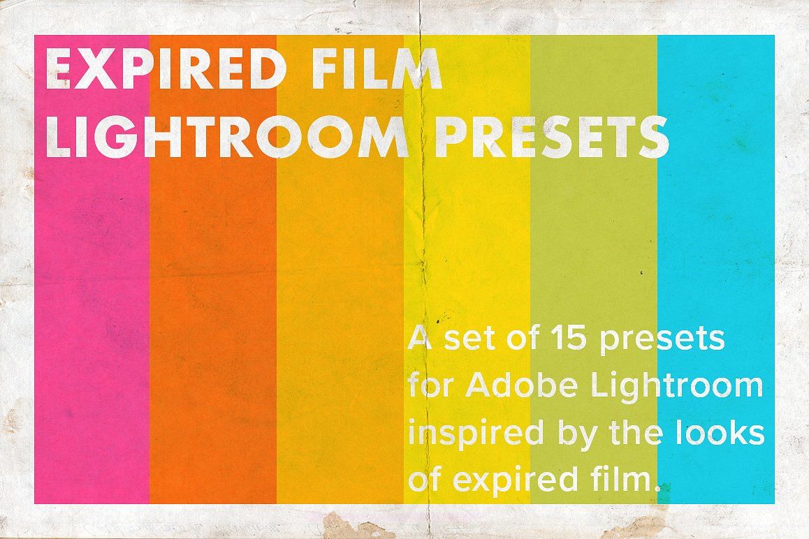 Expired Film Set of Lightroom Presets example image 1