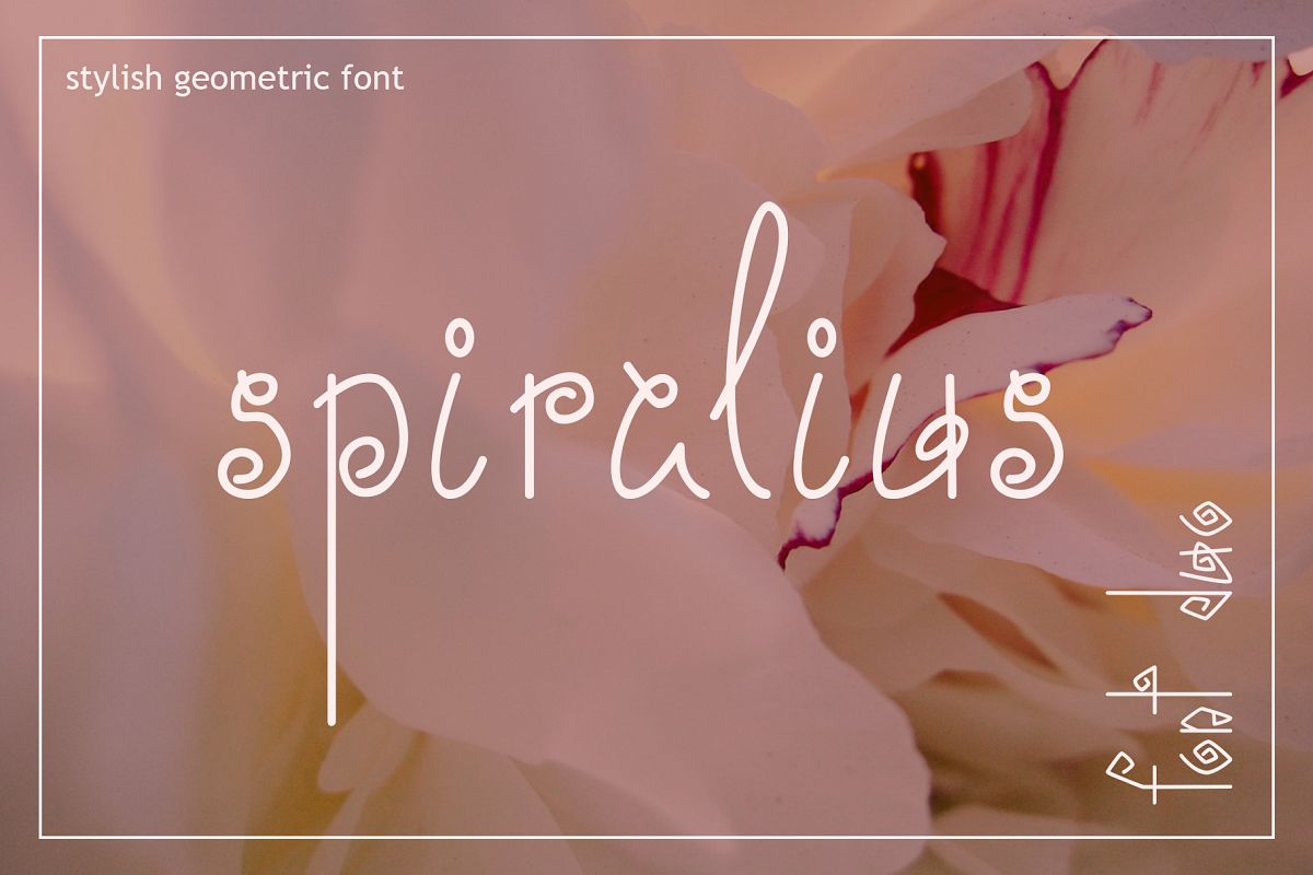 Spiralius Font Duo example image 1