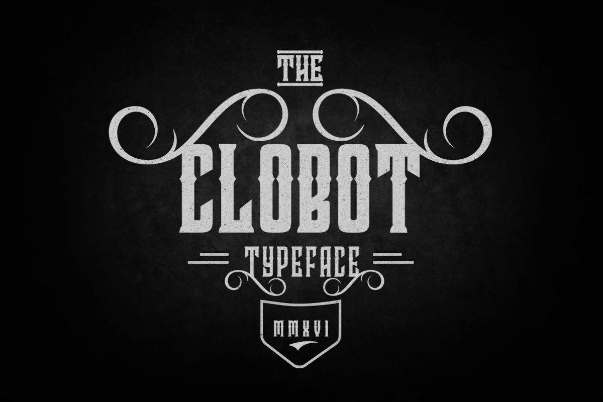 Clobot Typeface example image 1