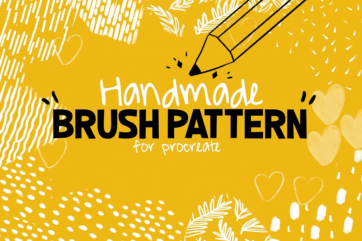 Handmade Brush Pattern - Procreate example image 1