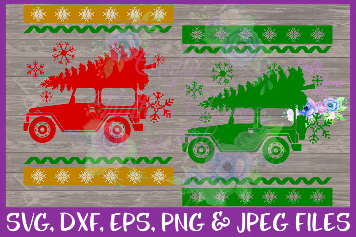 Ugly Sweater SVG - Christmas Party Shirt Design example image 1
