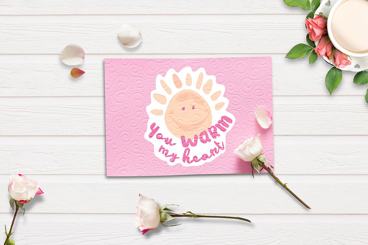 Valentine Card Mock-up #1 example image 1