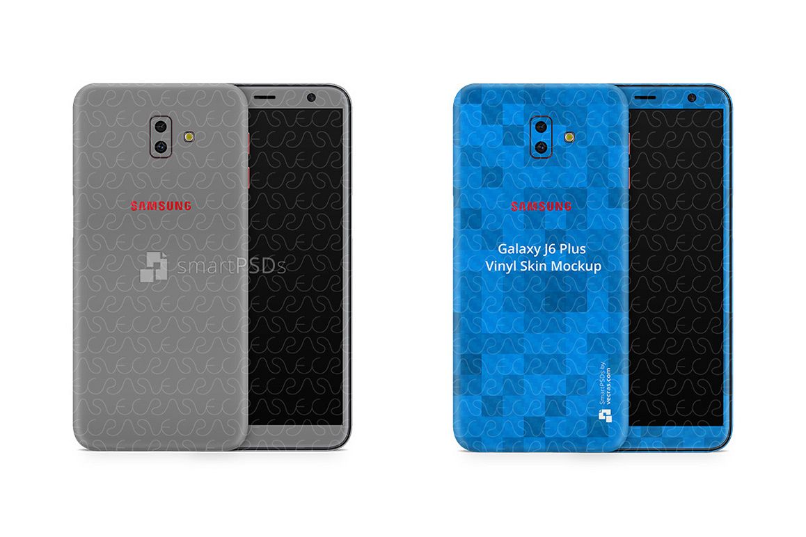 Samsung Galaxy J6 Plus Vinyl Skin Design Mockup 2018 example image 1