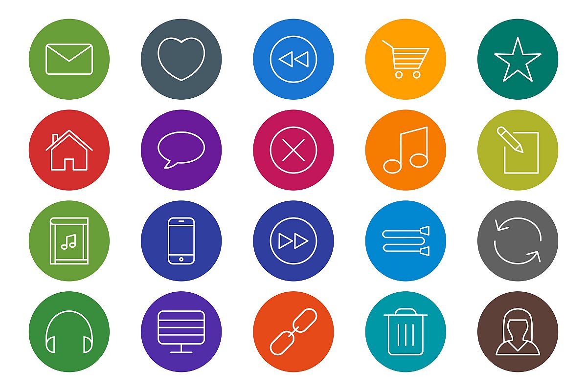 Set Of Multimedia Icons example image 1