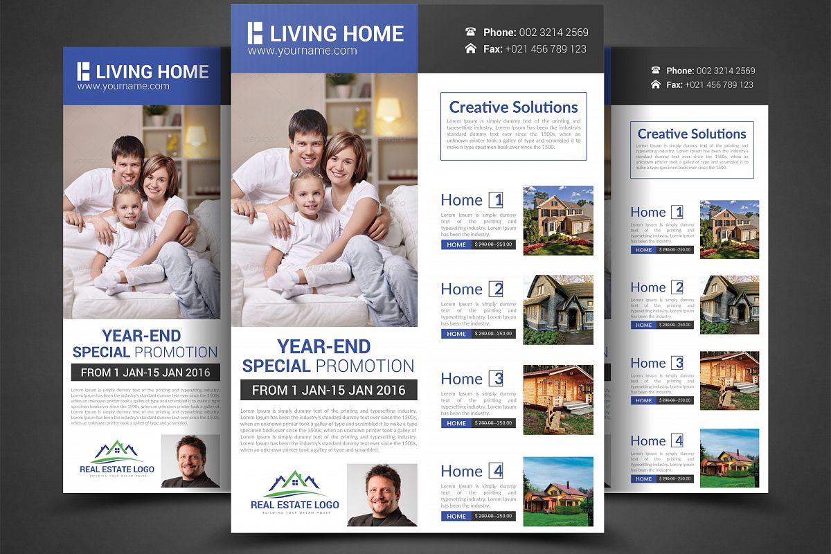 Real Estate Flyer Template example image 1