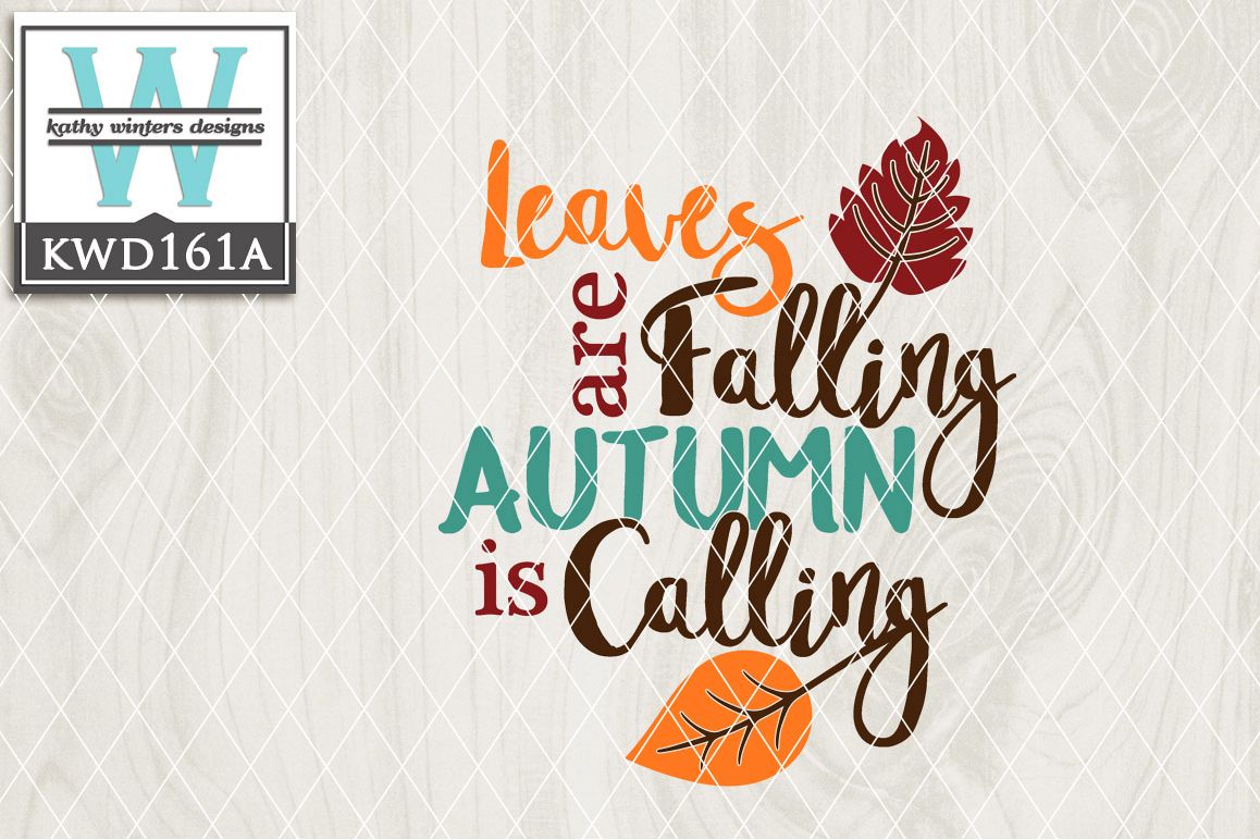 Autumn Cutting File KWD161A example image 1