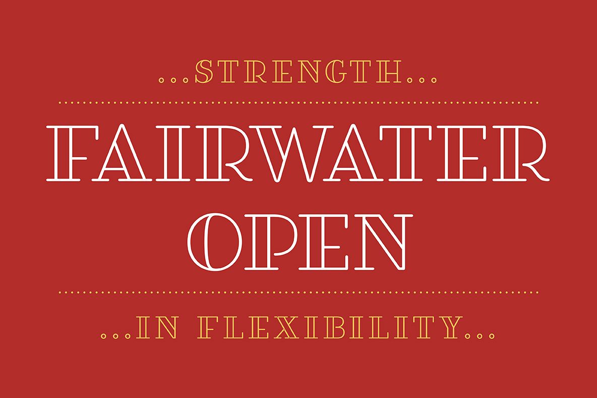 Fairwater Open Serif example image 1