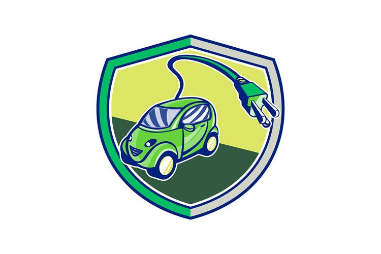 Plug-in Hybrid Electric Vehicle Retro Shield example image 1
