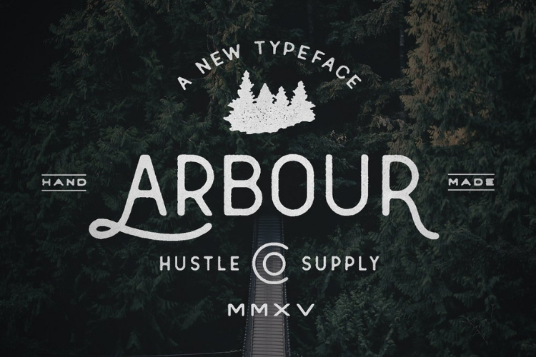 Arbour - Hand Drawn Font example image 1