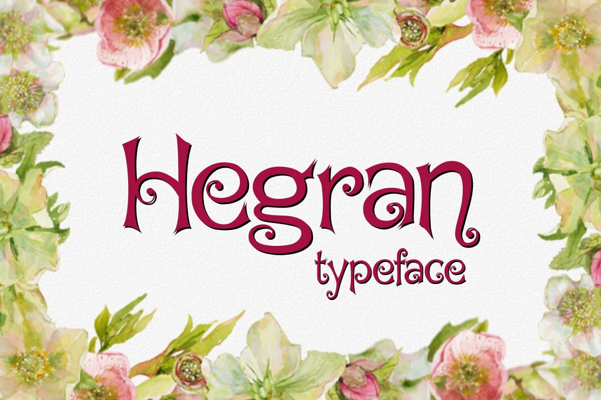 Free Hegran Script Fonts