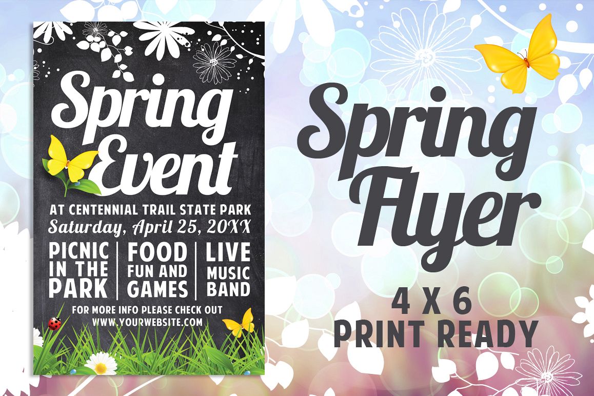 Chalk Spring Flyer example image 1