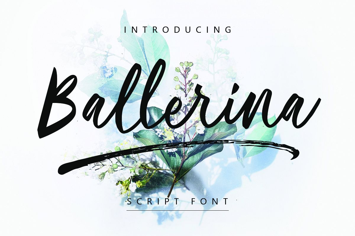 Ballerina| Script Font example image 1