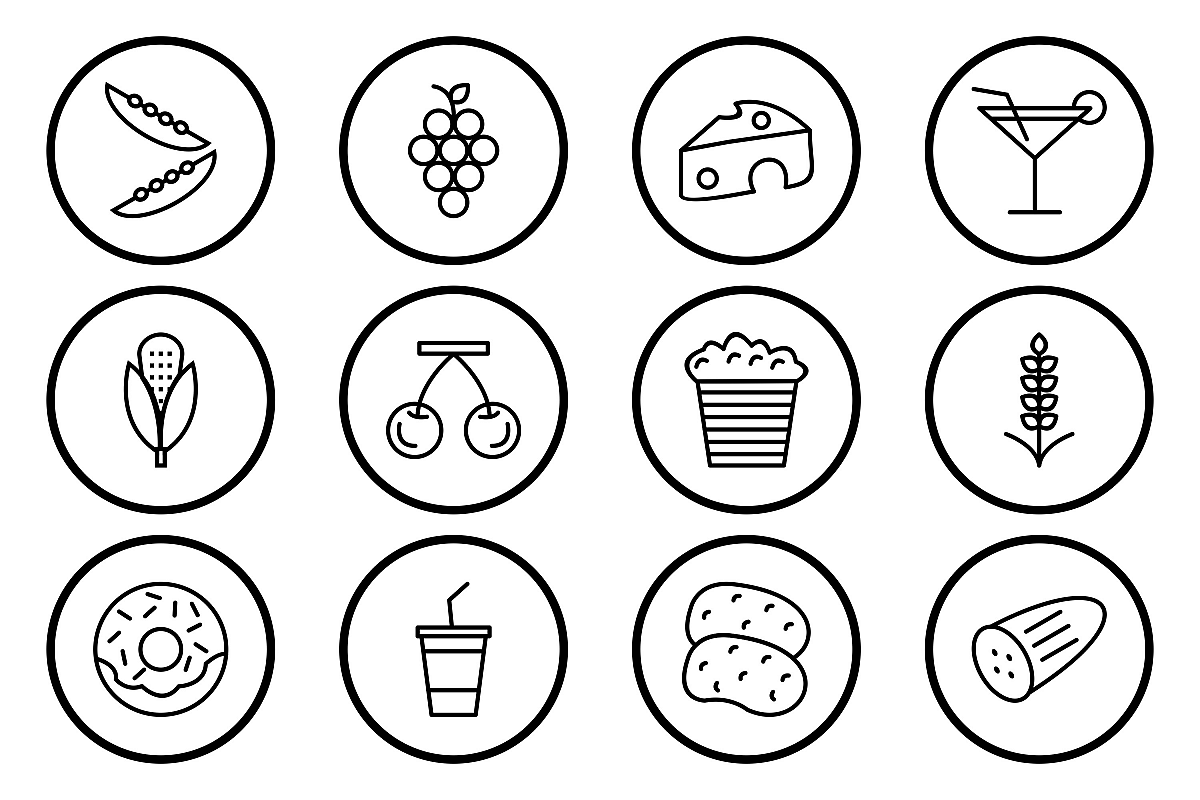 Set Of Food Icons example image 1