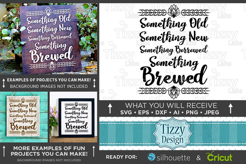 Something Old Something New Wedding SVG File - 5505 example image 1