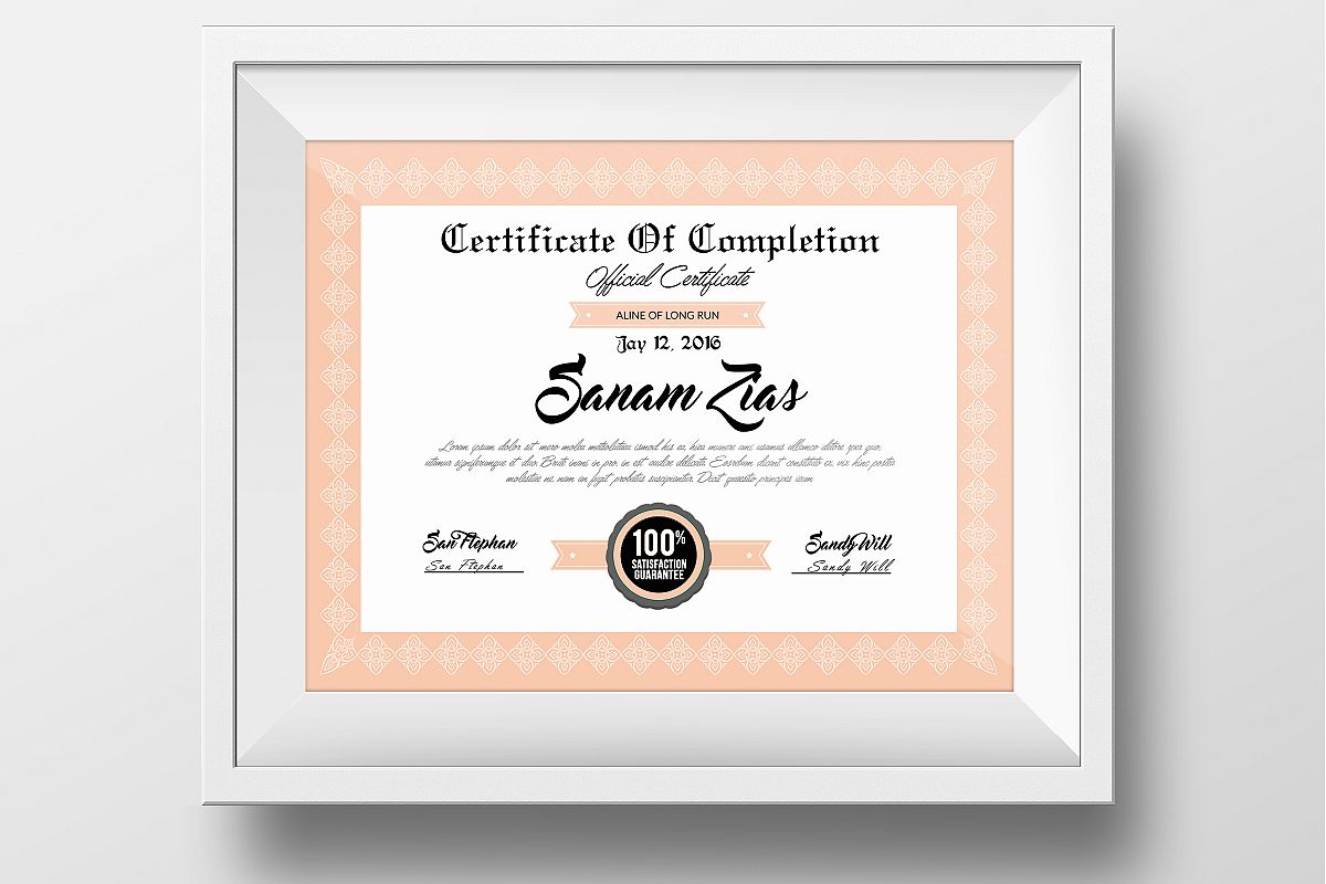 Educational Certificate & Diplomas Psd Templates example image 1