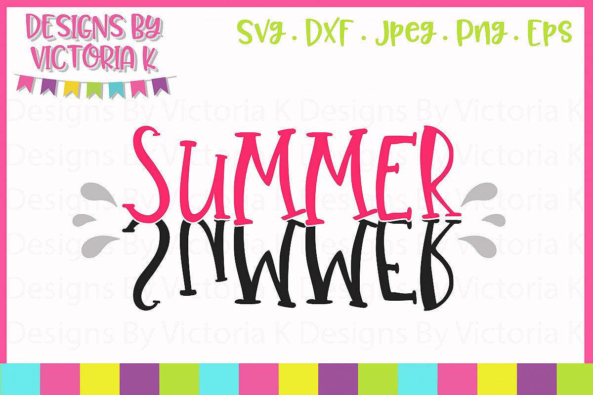 Summer SVG Cut File example image 1