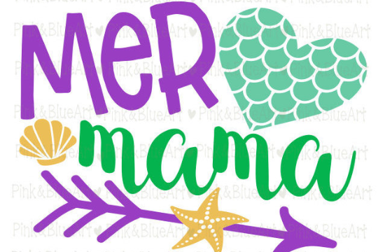 Download MER MAMA mermaid svg shirt design summer (83857) | SVGs | Design Bundles