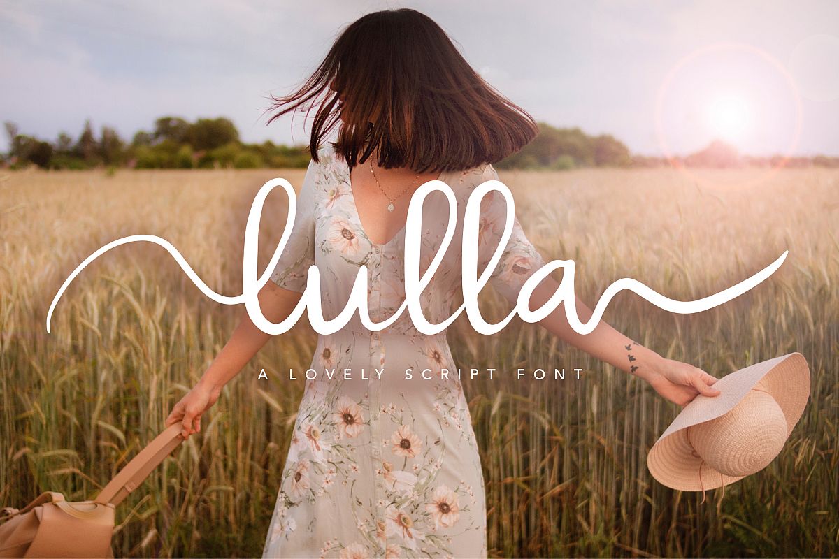 Lulla Font - A Lovely Script Font example image 1