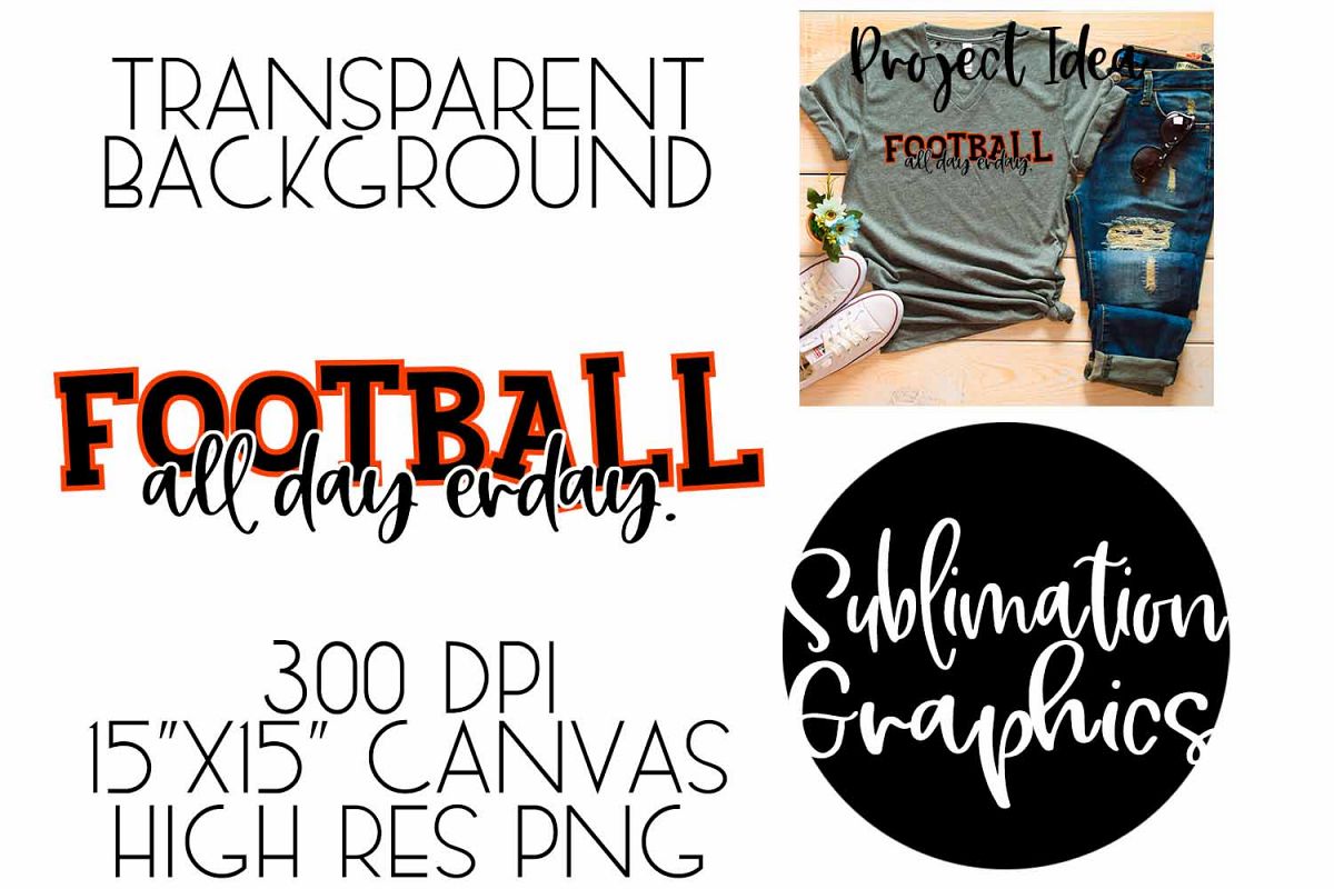 Football Erday Sublimation Graphic example image 1