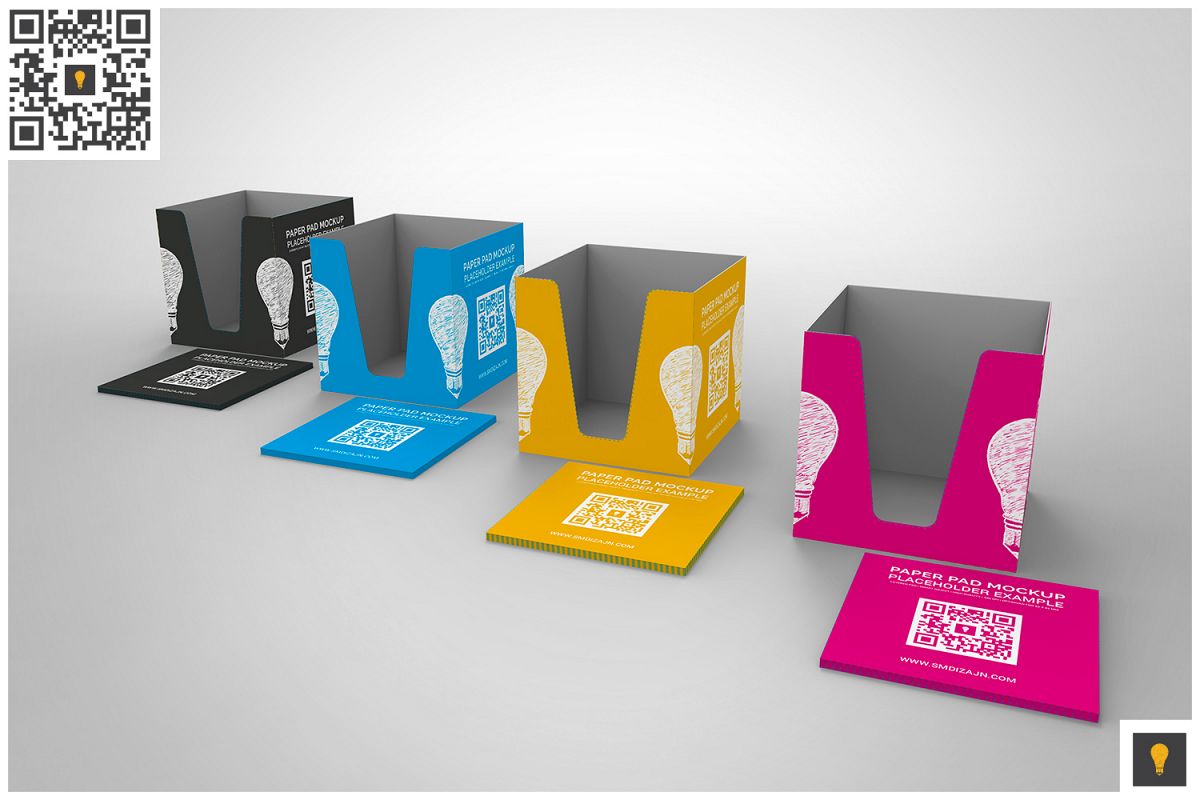 Notepad Holder & Notes Mockup example image 1