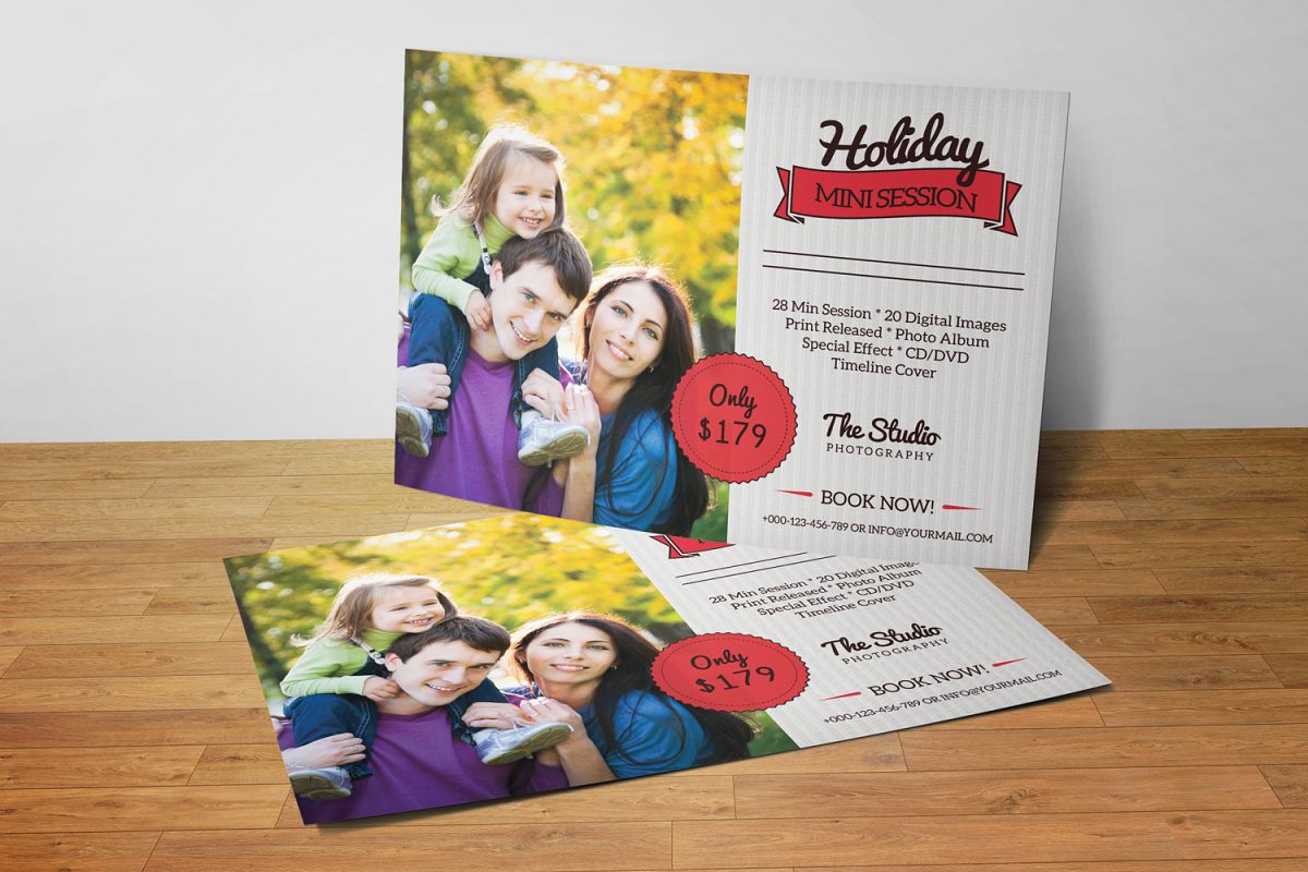 Holiday Mini Session Template-V3 example image 1