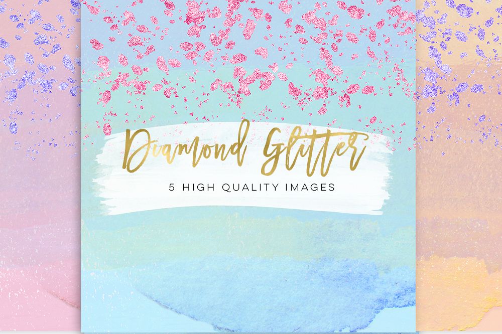glam sticker paper, Planner Girl Clip Art paper scrapbooking paper, diamond colorful glitter fold confetti texture, Fashion Girl Clip Art example image 1