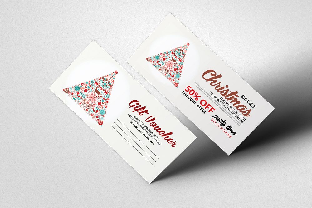 Happy Christmas Gift Voucher example image 1