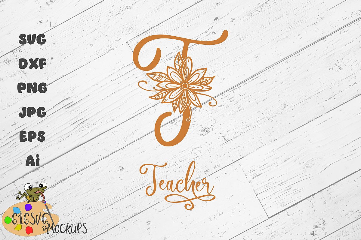 Download Teacher Monogram SVG