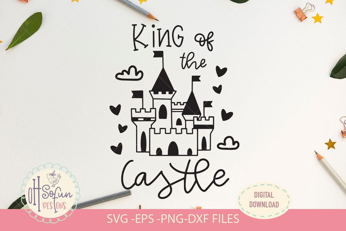 King of the castle, SVG file, prince castle example image 1