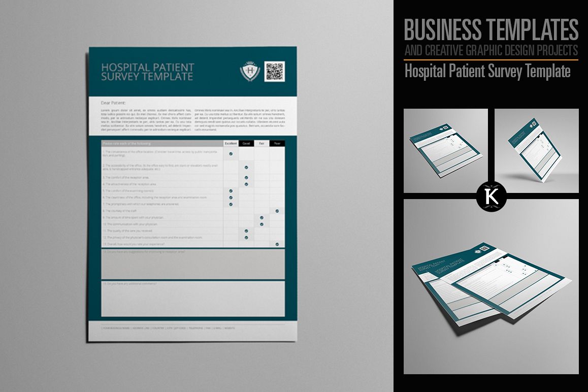 Hospital Patient Survey Template example image 1