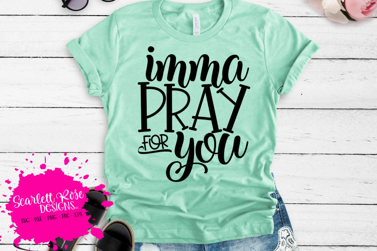 Imma Pray for You SVG example image 1