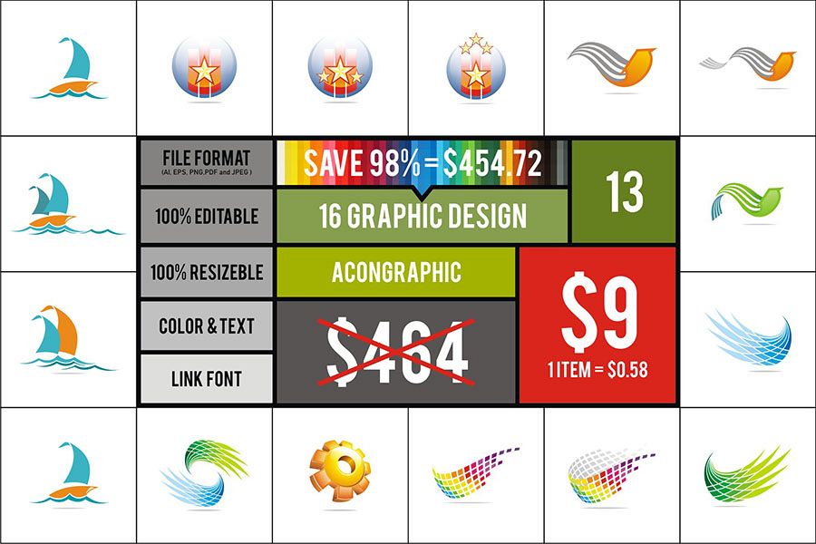 Graphic Vector suitable for Logo #13 example image 1