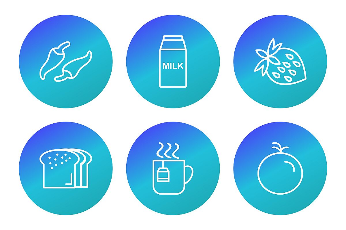 Set Of Food Icons example image 1