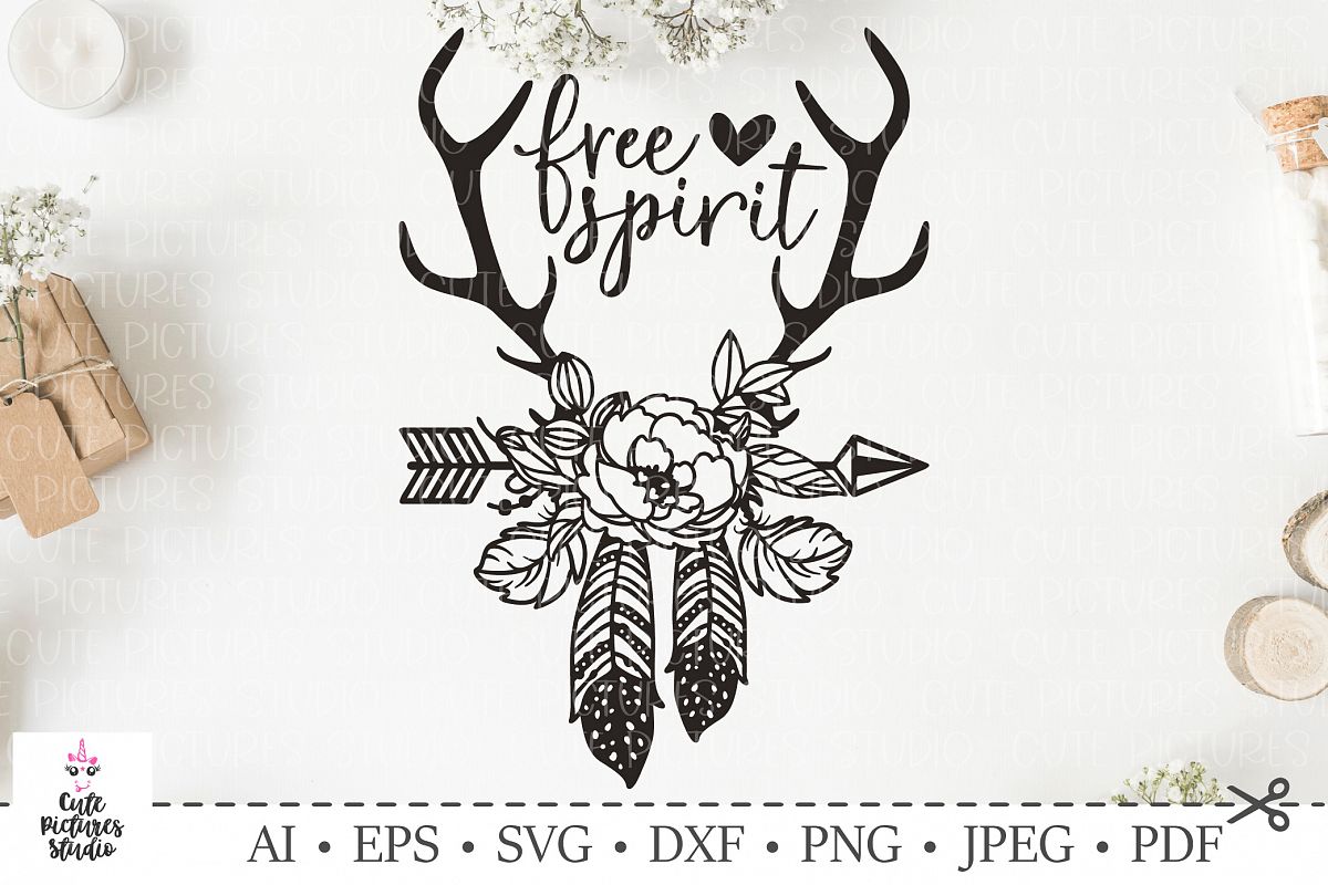 Free Free 315 Floral Antler Svg Free SVG PNG EPS DXF File