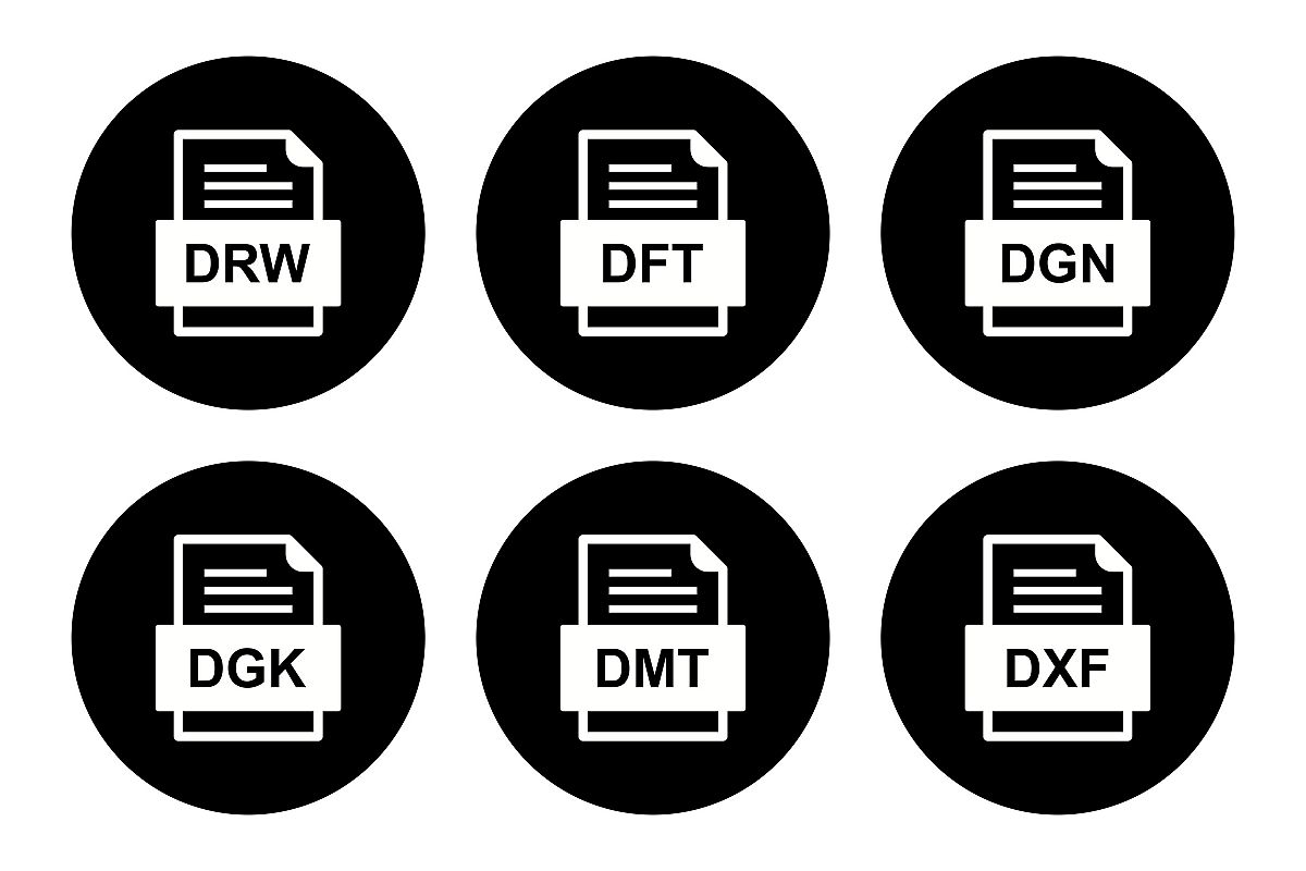 Set Of File Formats Icons example image 1