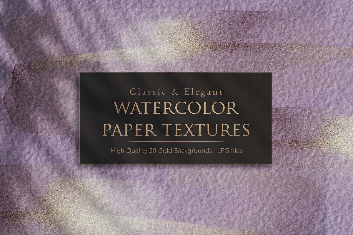 Valentine Gold Watercolor Paper Textures example image 1