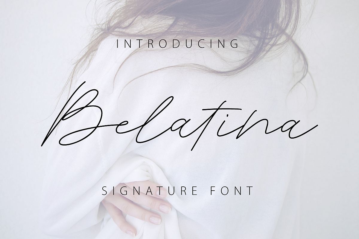 Belatina Font example image 1