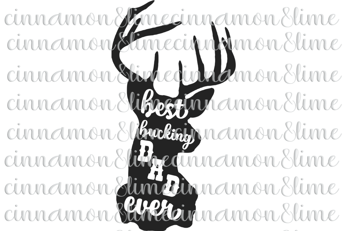 Best Bucking Dad Ever SVG example image 1